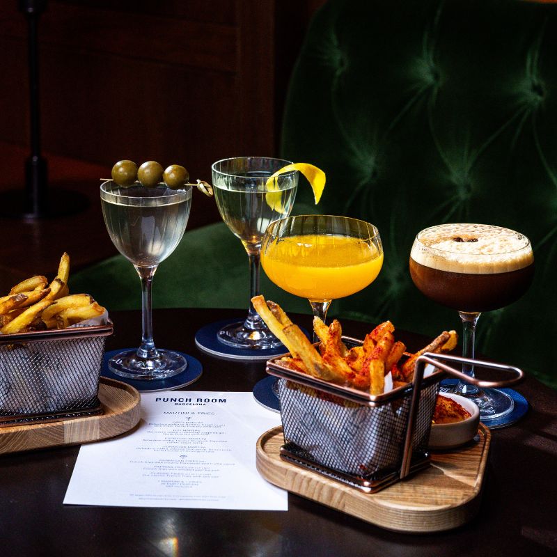 Martini & Fries en Punch Room
