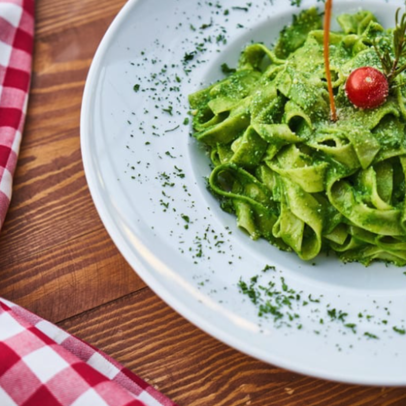 Authentic Tagliatelle al Pesto: Los Angeles