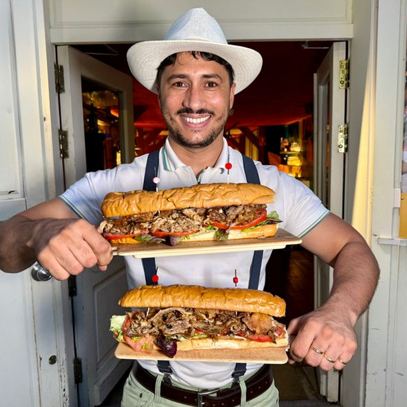 Amor a bocados, celebra San Valentín en La Mulata Latina con el Bocata Cubano XXL