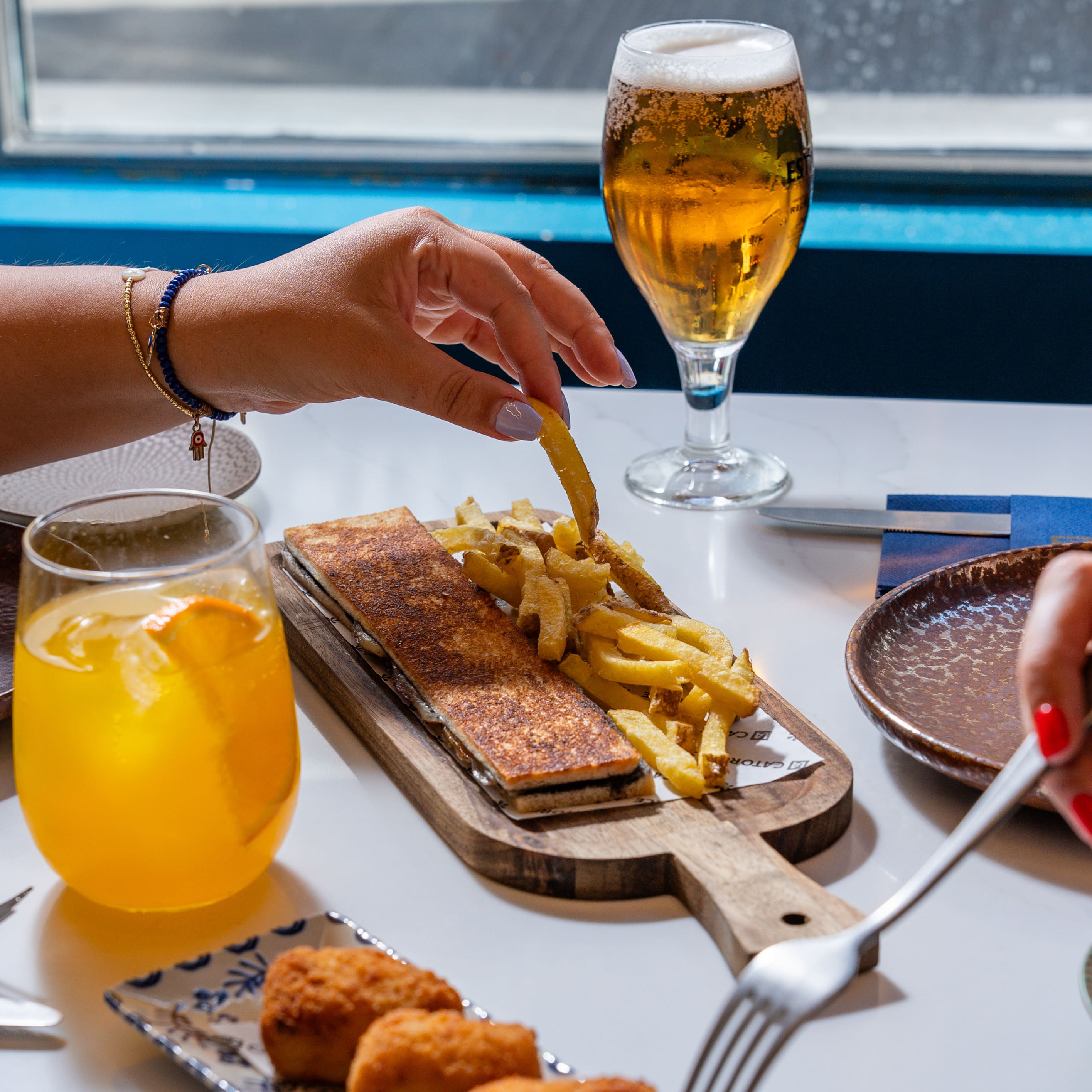 Tapas menu for two at La Catorce