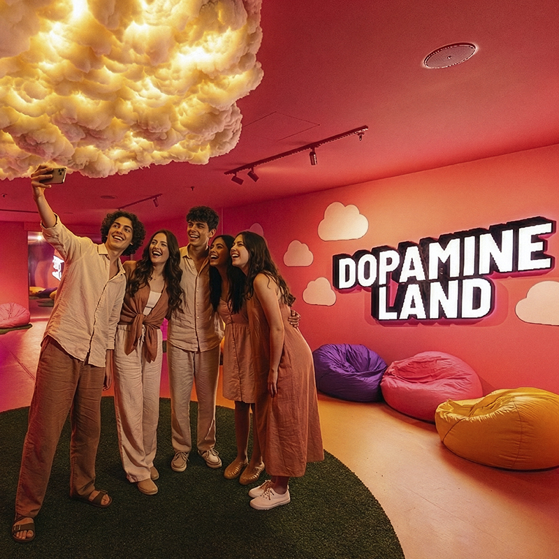 دوبامين لاند: تجربة متعددة الحواس