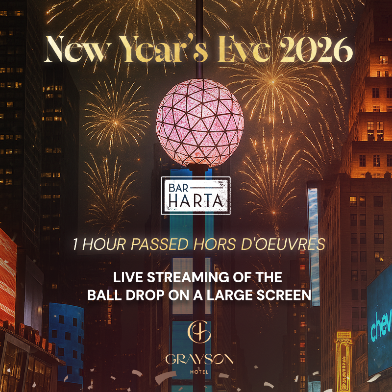 #1 Best Priced New Year's Eve 2026 in Heart of Times Square at Bar Harta