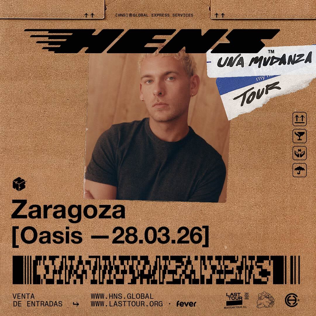 Hens en Sala Oasis, Zaragoza 2026