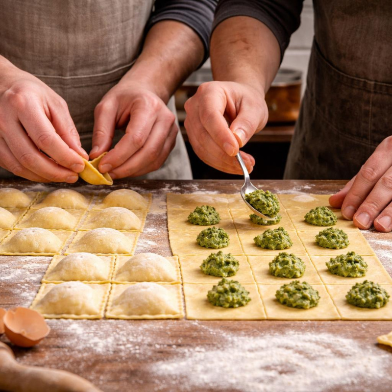 BYOB, Make Ravioli and Pipe in Cannoli