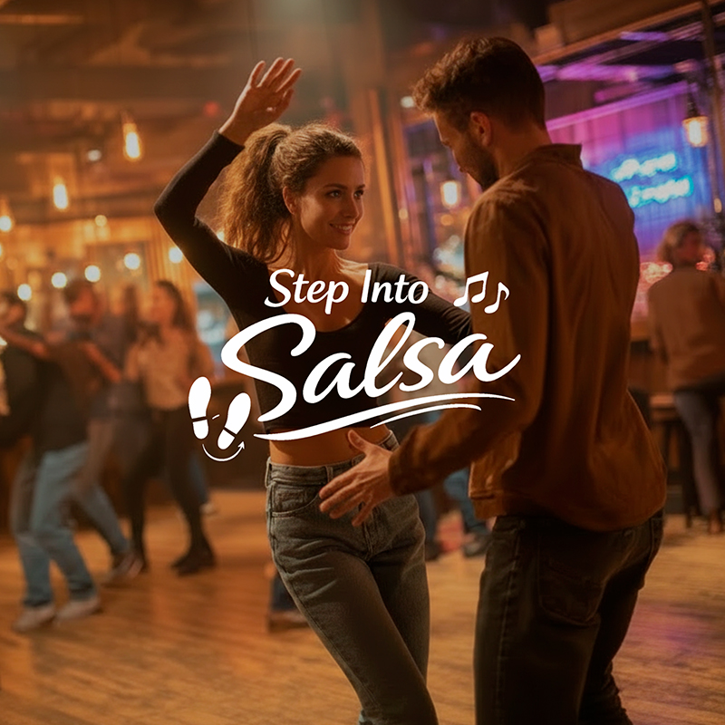Step Into Salsa : une séance de salsa amusante suivie d’un verre