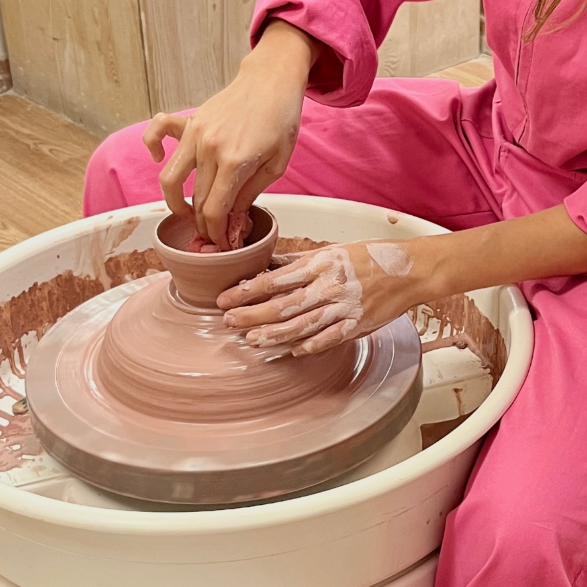 Make Your Piece on the Pottery Wheel