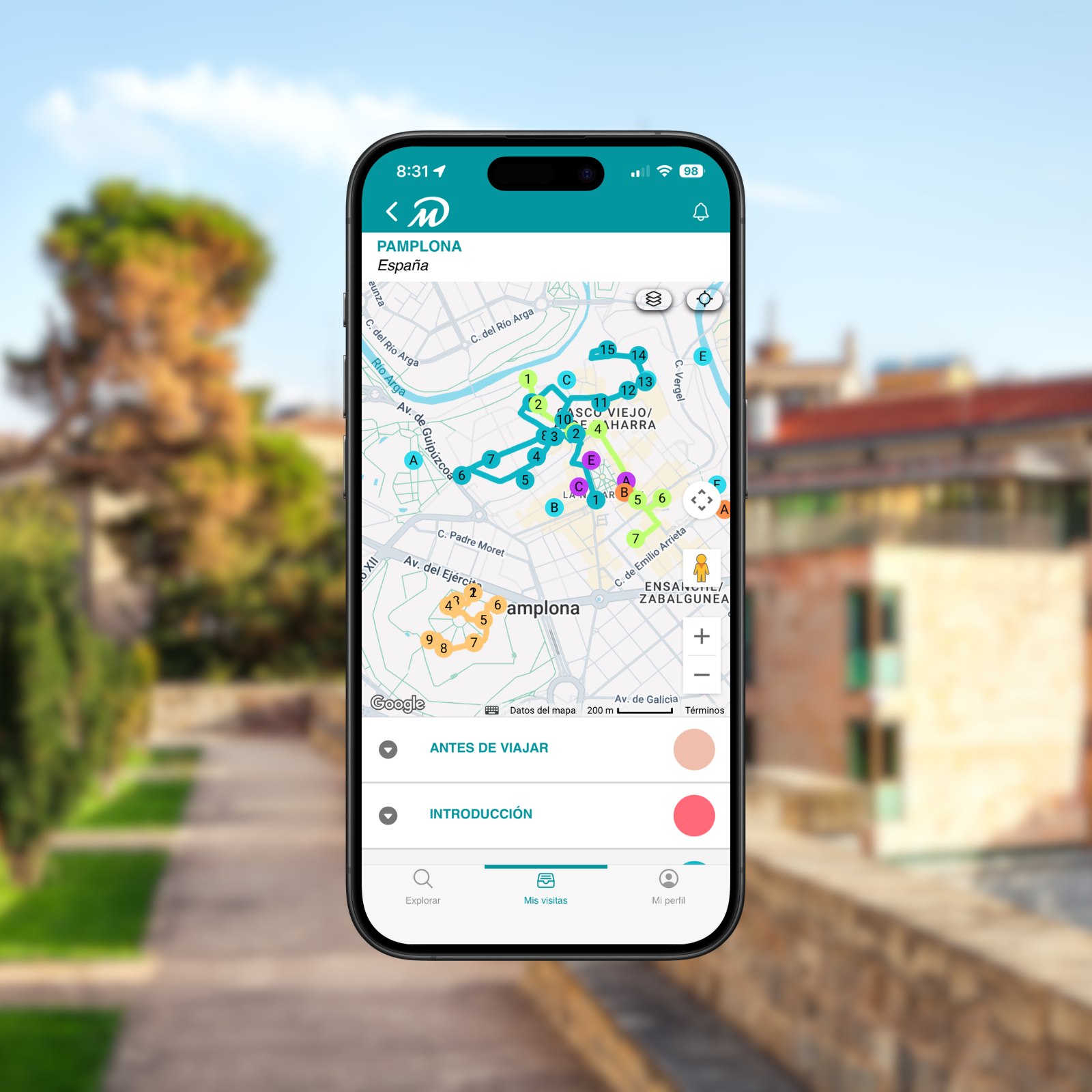 TOP Pamplona: Visita Guiada con tu móvil