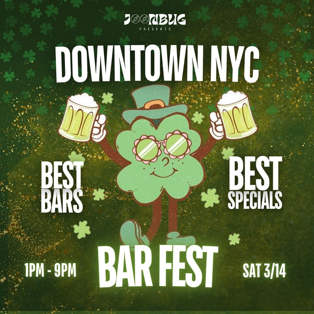 Downtown NYC St. Patrick's Bar Crawl 3/14