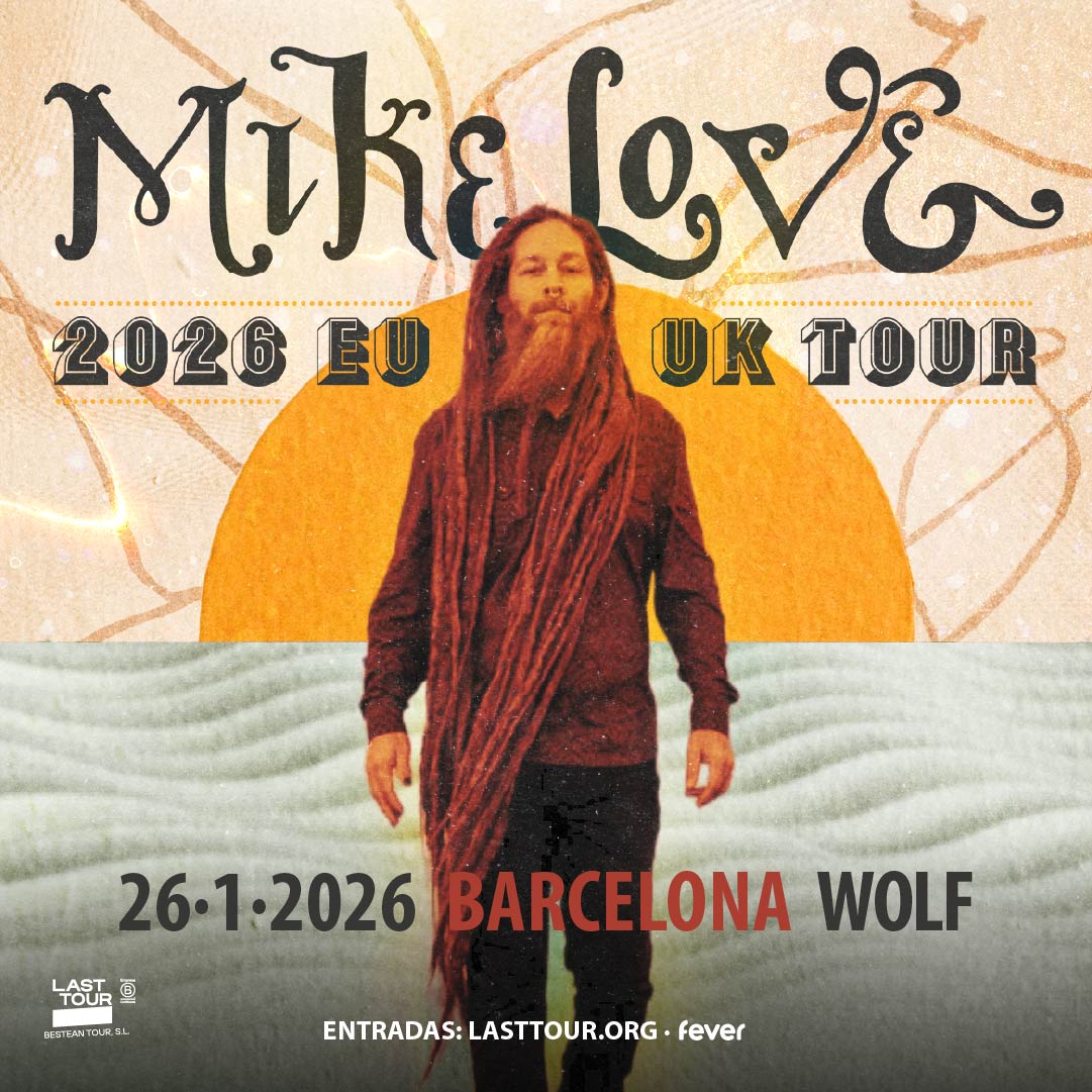 Mike Love en Sala Wolf, Barcelona 2026