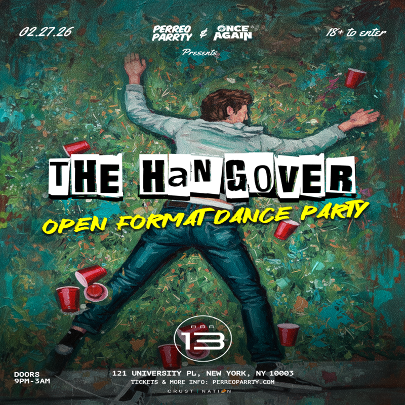 The Hangover  | Open Format Dance Party in NYC (18+)