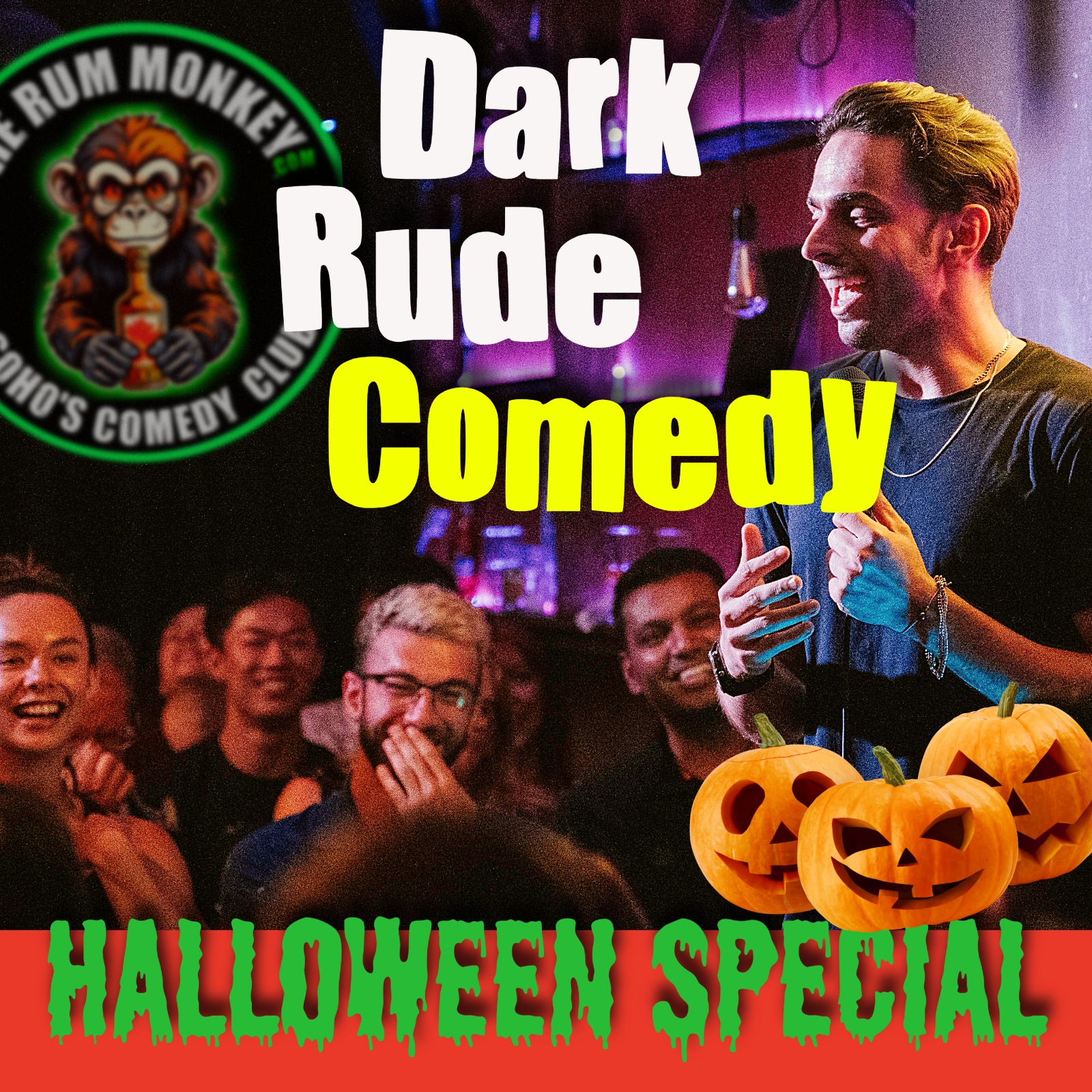 ESPECIAL DE HALLOWEEN: Stand up oscuro en el Soho - Soho Central Comedy ESPECIAL DE HALLOWEEN: Stand up oscuro en el Soho