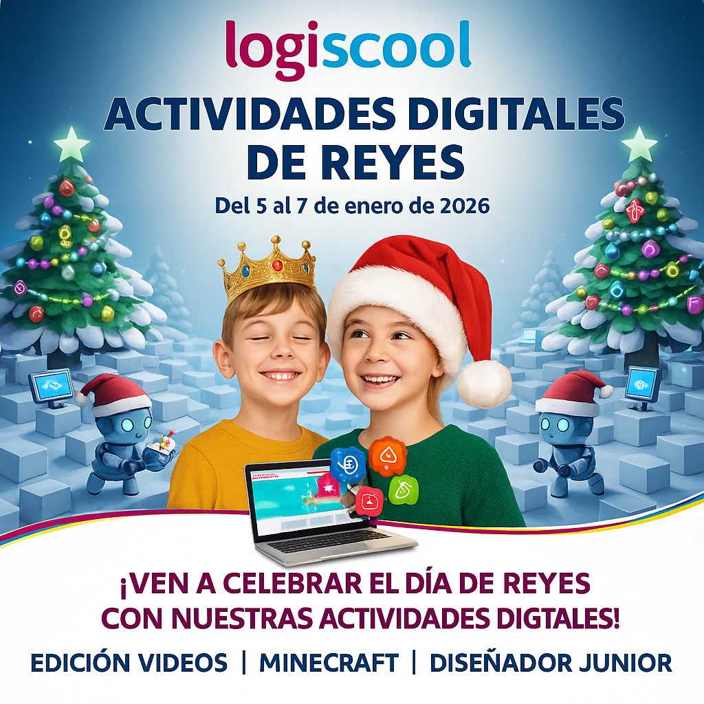 Actividades Digitales de Reyes  para Niños / as (5–7 enero) – Logiscool Les Corts