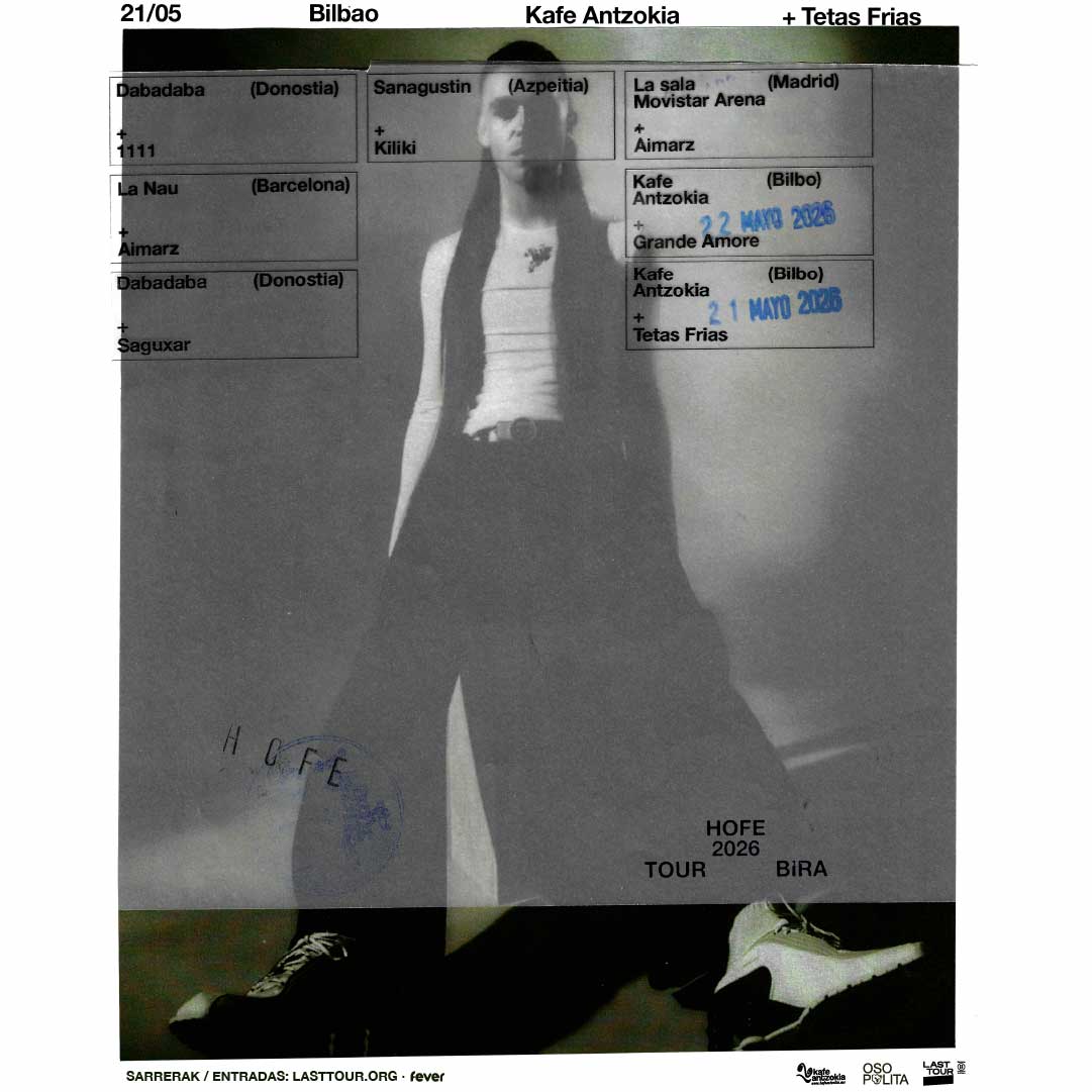 Hofe + Tetas Frías en Kafe Antzokia, Bilbao 2026 (2ª Fecha)