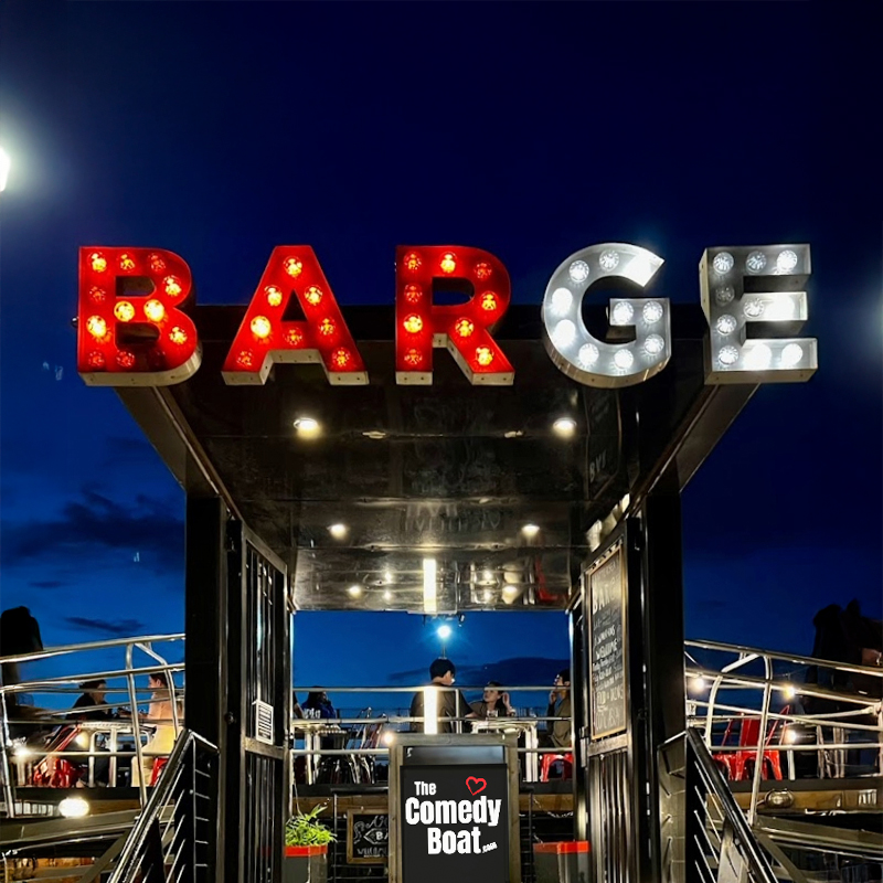 Dark Comedy on Iconic Battersea Barge