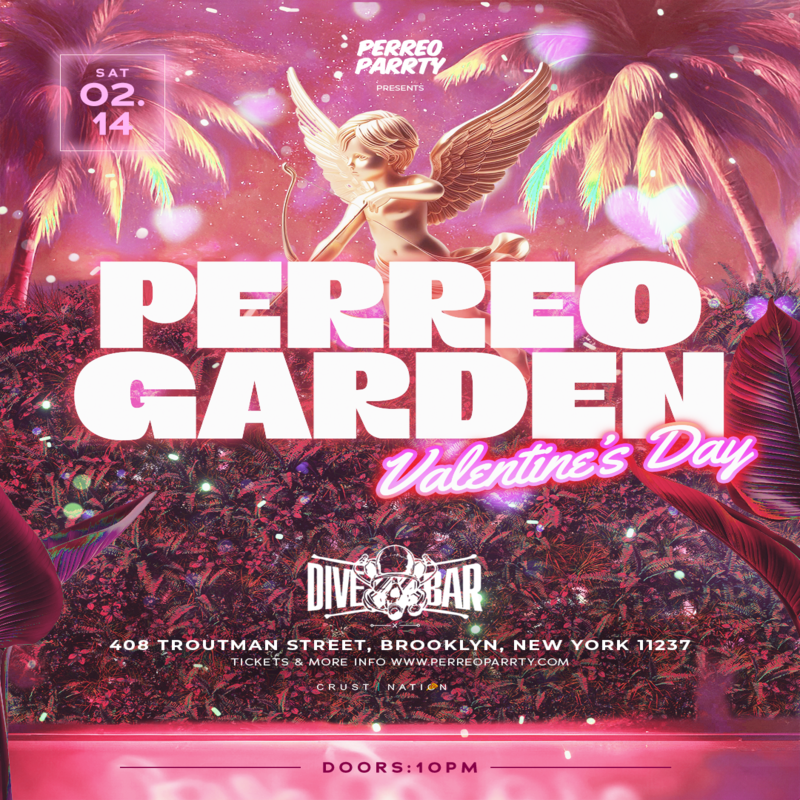 Perreo Garden: Valentine’s Day Edition in Brooklyn