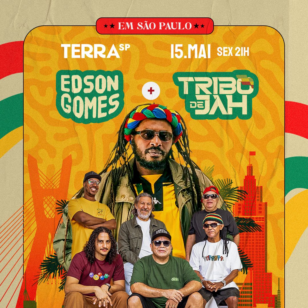 Show do Edson Gomes, Tribo de Jah e Victor Cena no Terra SP