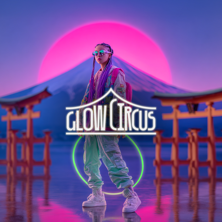 Glow Circus : un spectacle de cirque néon aux influences japonaises