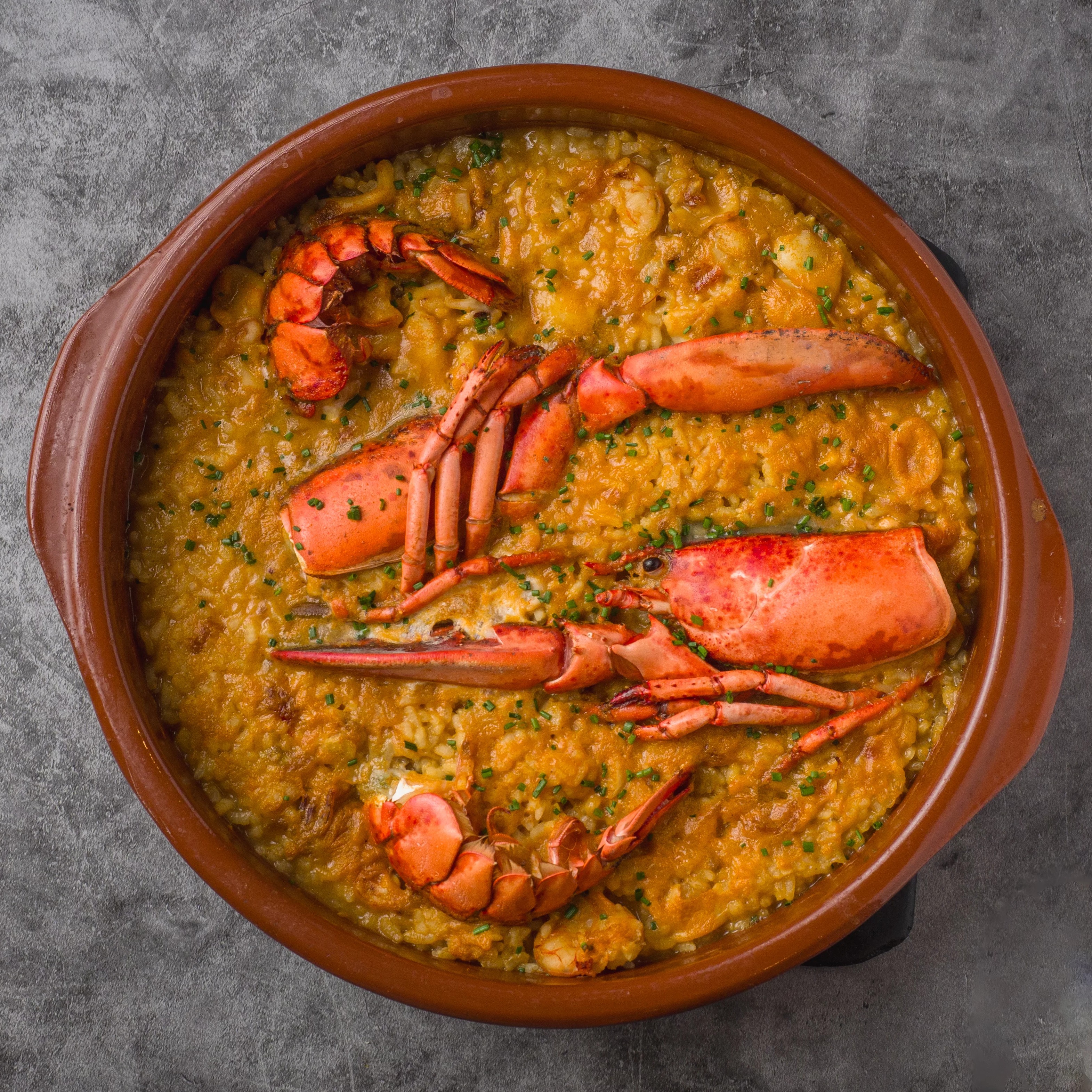 Menú de arroz con bogavante para 2 en Petit Azca