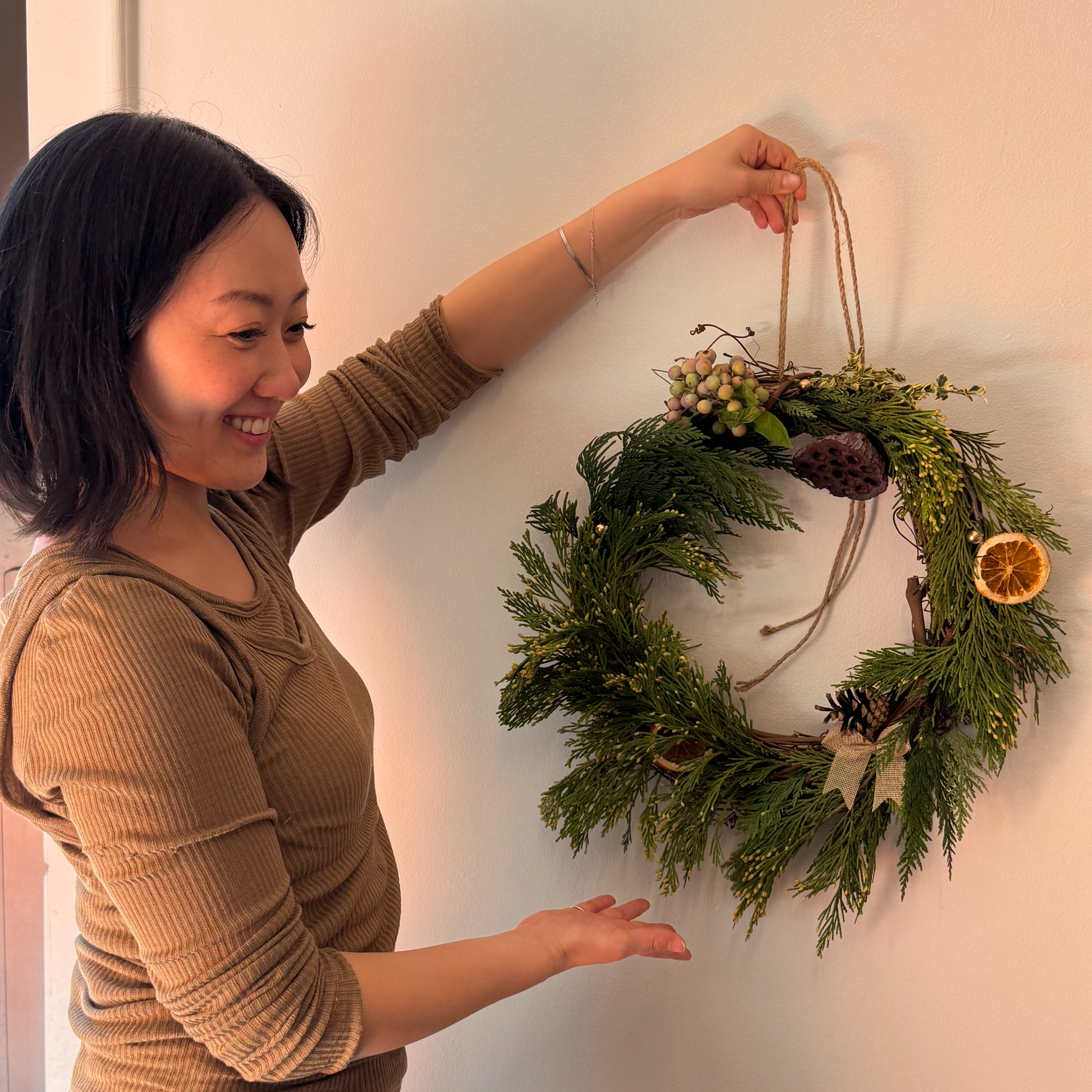 ﻿Taller de elaboración de coronas estacionales