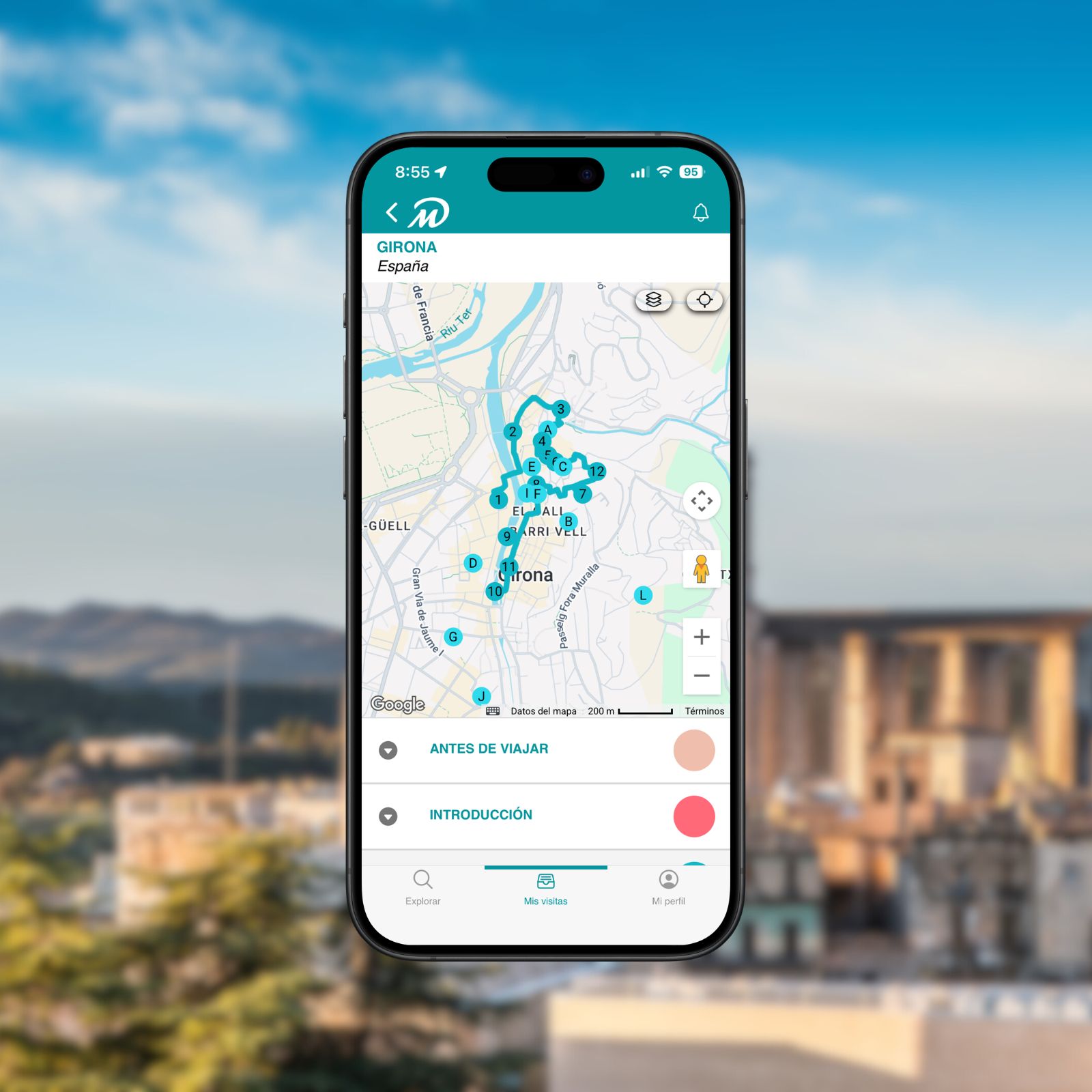 TOP Girona: Visita Guiada con tu móvil