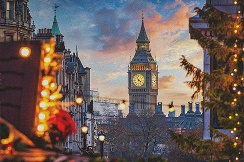 Spot iconic landmarks along the way