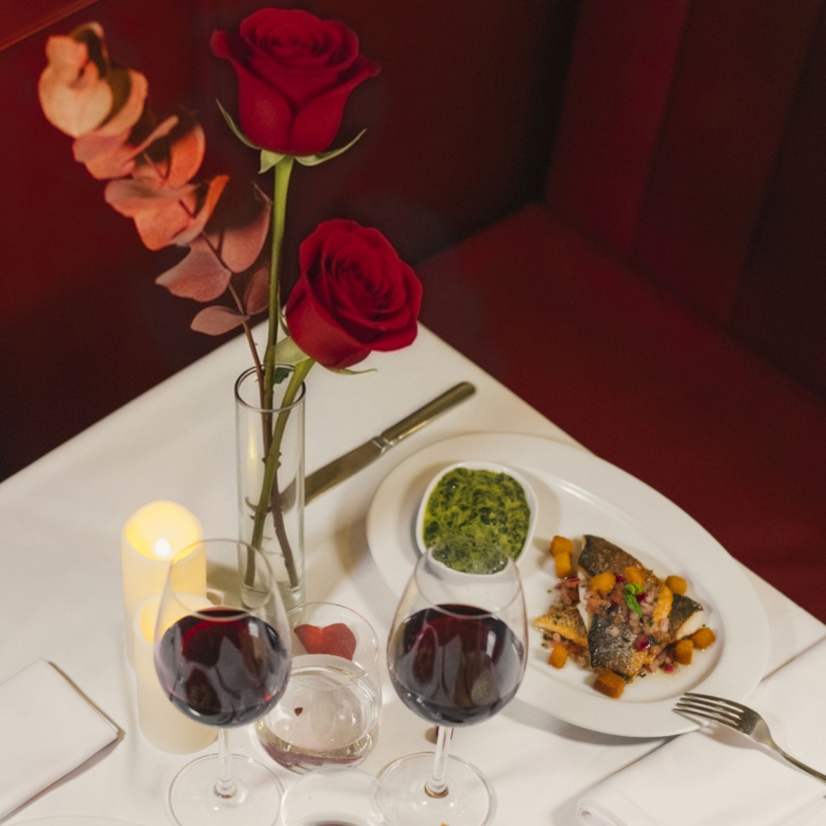 Cena de San Valentín con música en directo en Cafè Pablo