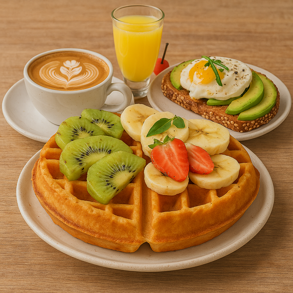 Brunch Menu at Waffle Barcelona