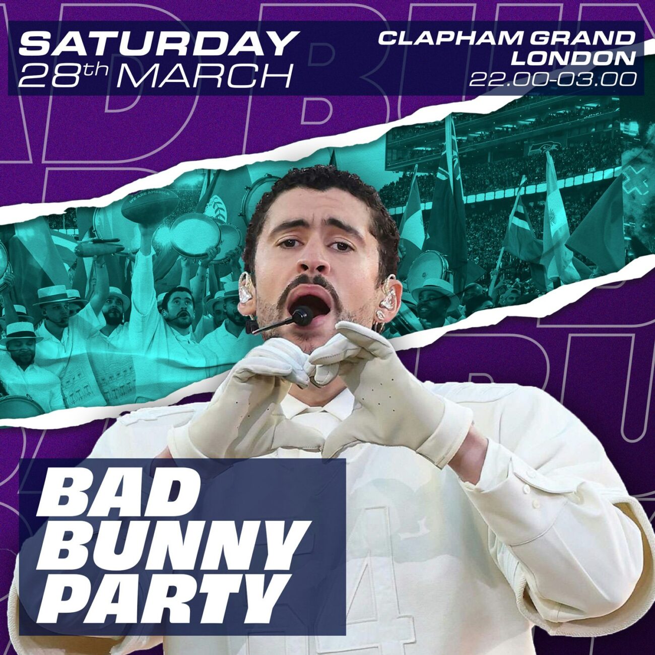 Bad Bunny Party - The Clapham Grand