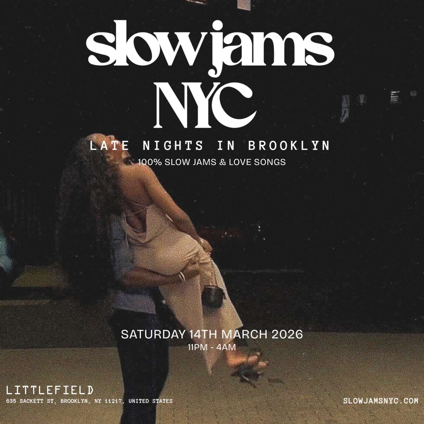Slow Jams NYC: Late Night Slow Jams & RnB Party in Brooklyn