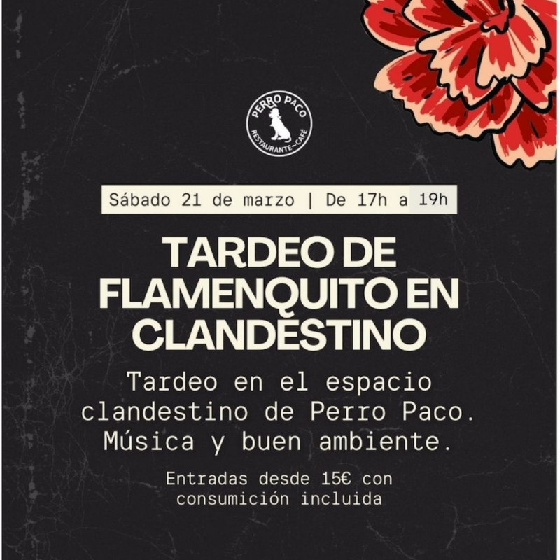 Tardeo de Flamenquito en Clandestino