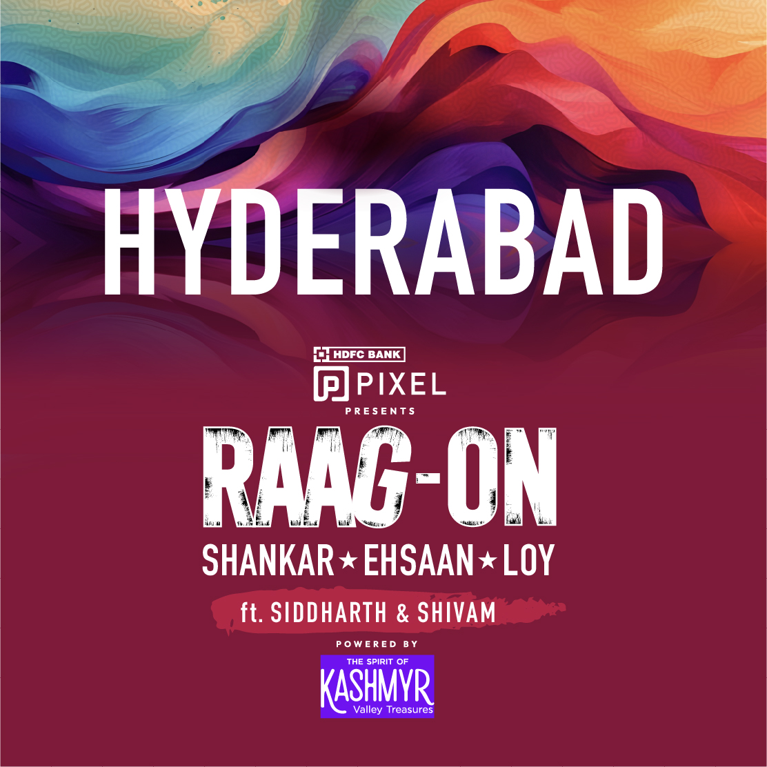 Raag-on Tour | Shankar-Ehsaan-Loy Live in Hyderabad