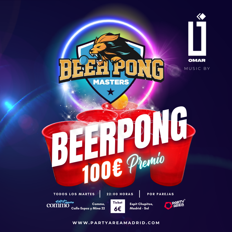 ¡Gran Torneo de Beerpong en Madrid! 🏆🍺