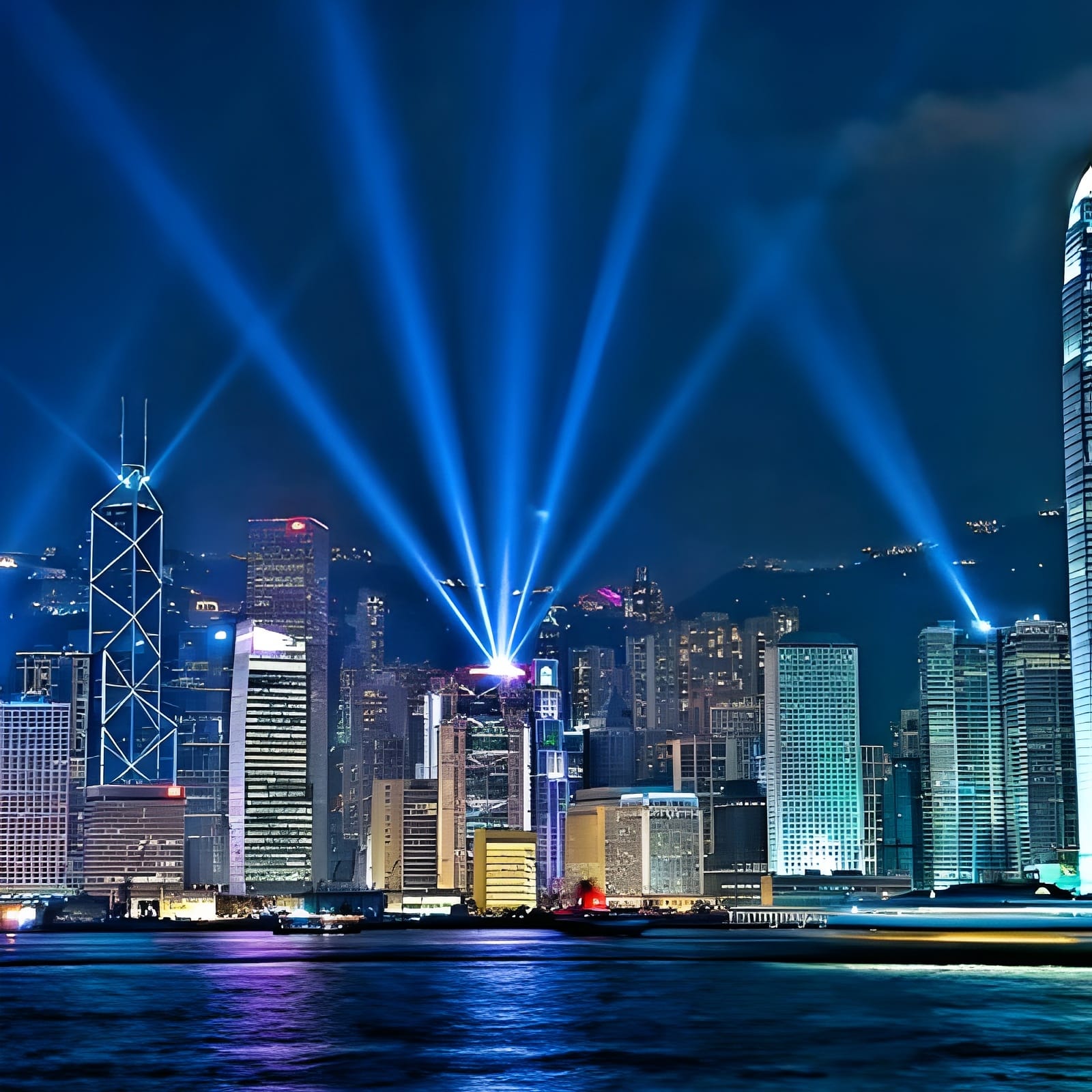 Hong Kong Private Night : Yacht + Dinner + Lights Show (15pax) 