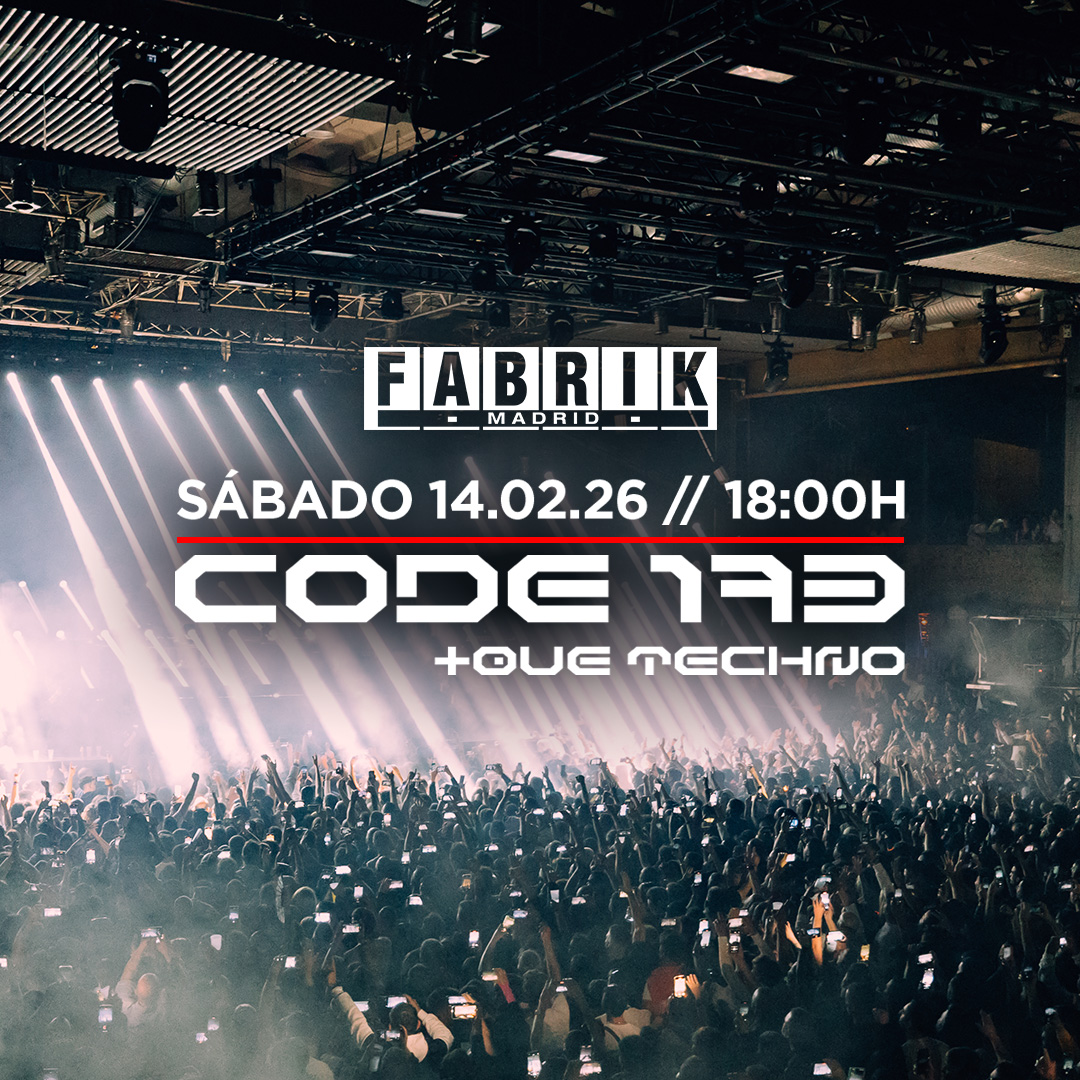 CODE 173 con Amelie Lens en Fabrik - Bono Cultural Joven