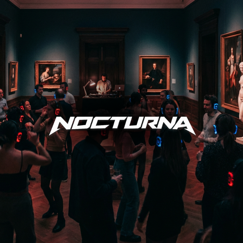 NOCTURNA: A Silent Disco EDM Rave Inside a Closed Museum