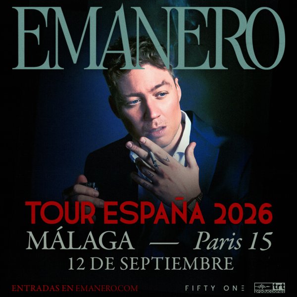 EMANERO TOUR 2026 en Málaga ( Sala Paris 15)