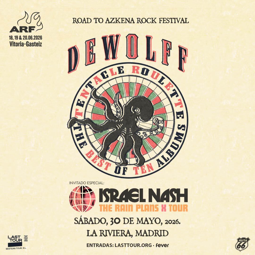 DEWOLFF + ISRAEL NASH EN MADRID (ROAD TO AZKENA ROCK FESTIVAL) 2026