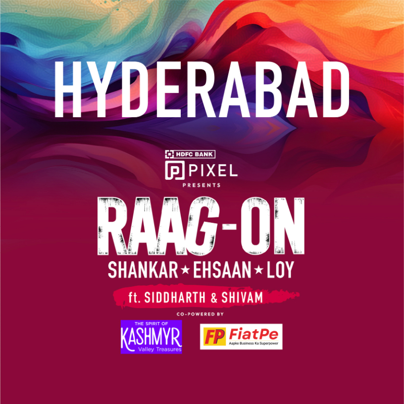 Raag-on Tour | Shankar-Ehsaan-Loy Live in Hyderabad