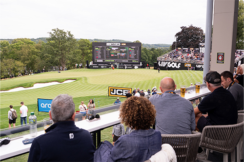 Courtside Views of the Championship Hole