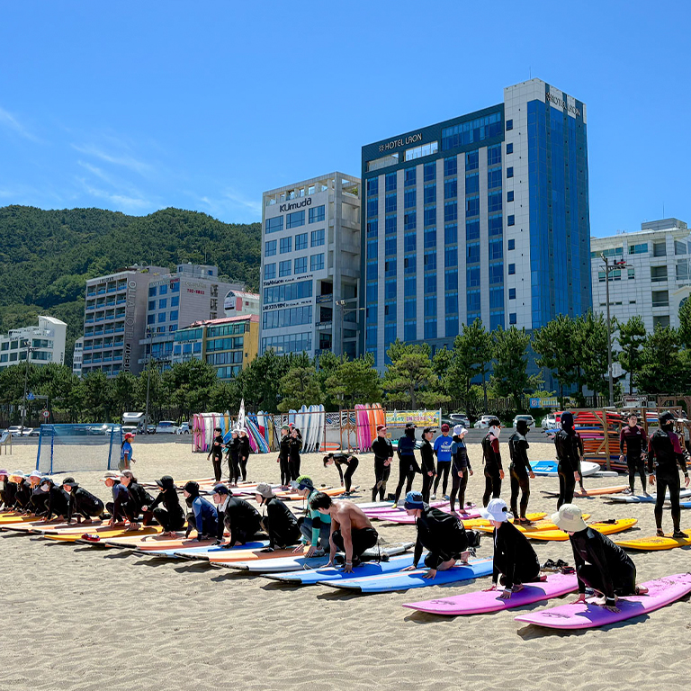 부산 송정 서프홀릭: 첫 서핑 도전! 기초 강습 체험 연중무휴!