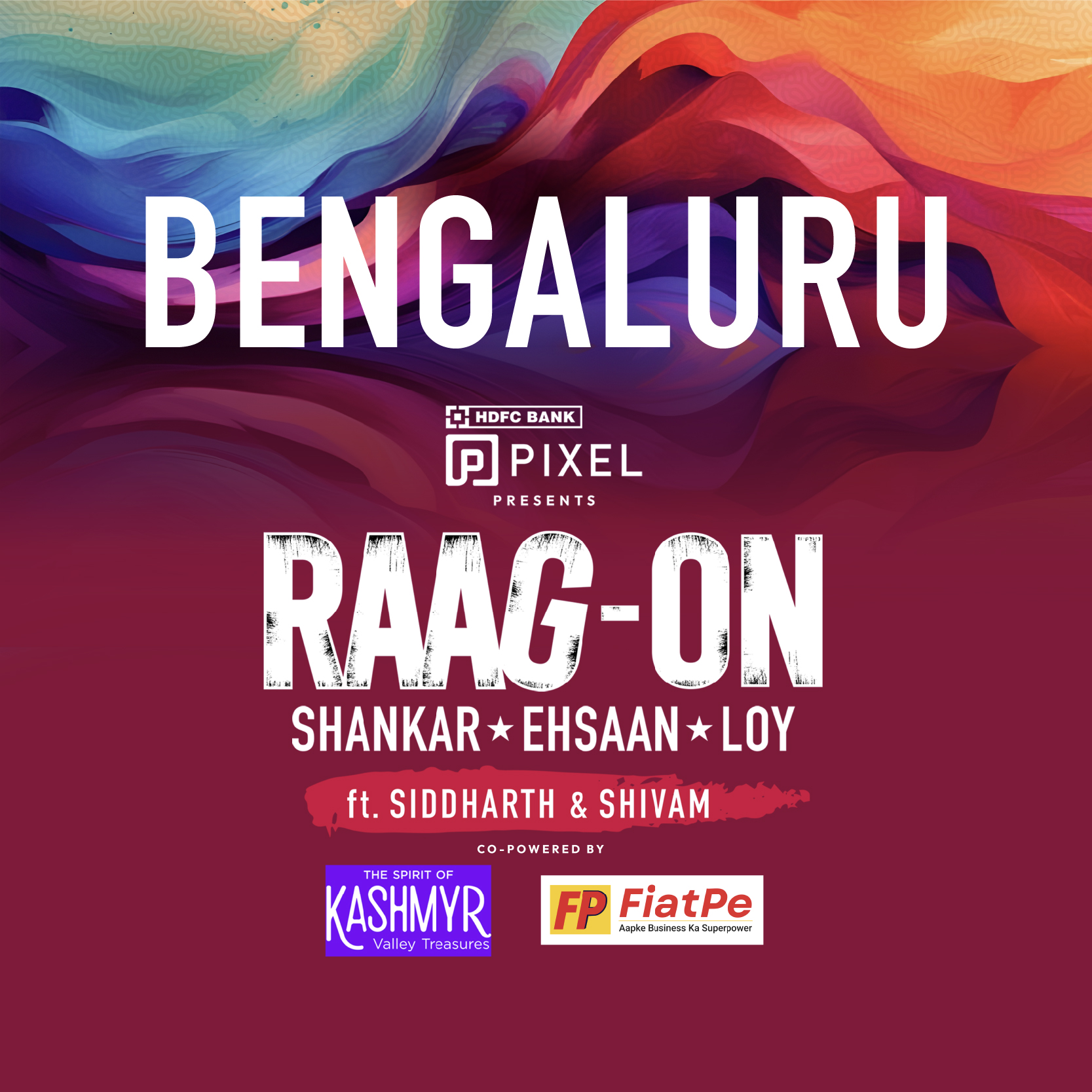 Raag-on Tour | Shankar-Ehsaan-Loy Live in Bengaluru