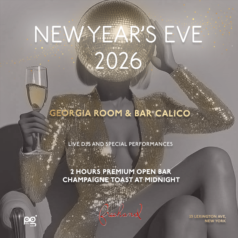 NYE 2026 at Georgia Room & Bar Calico