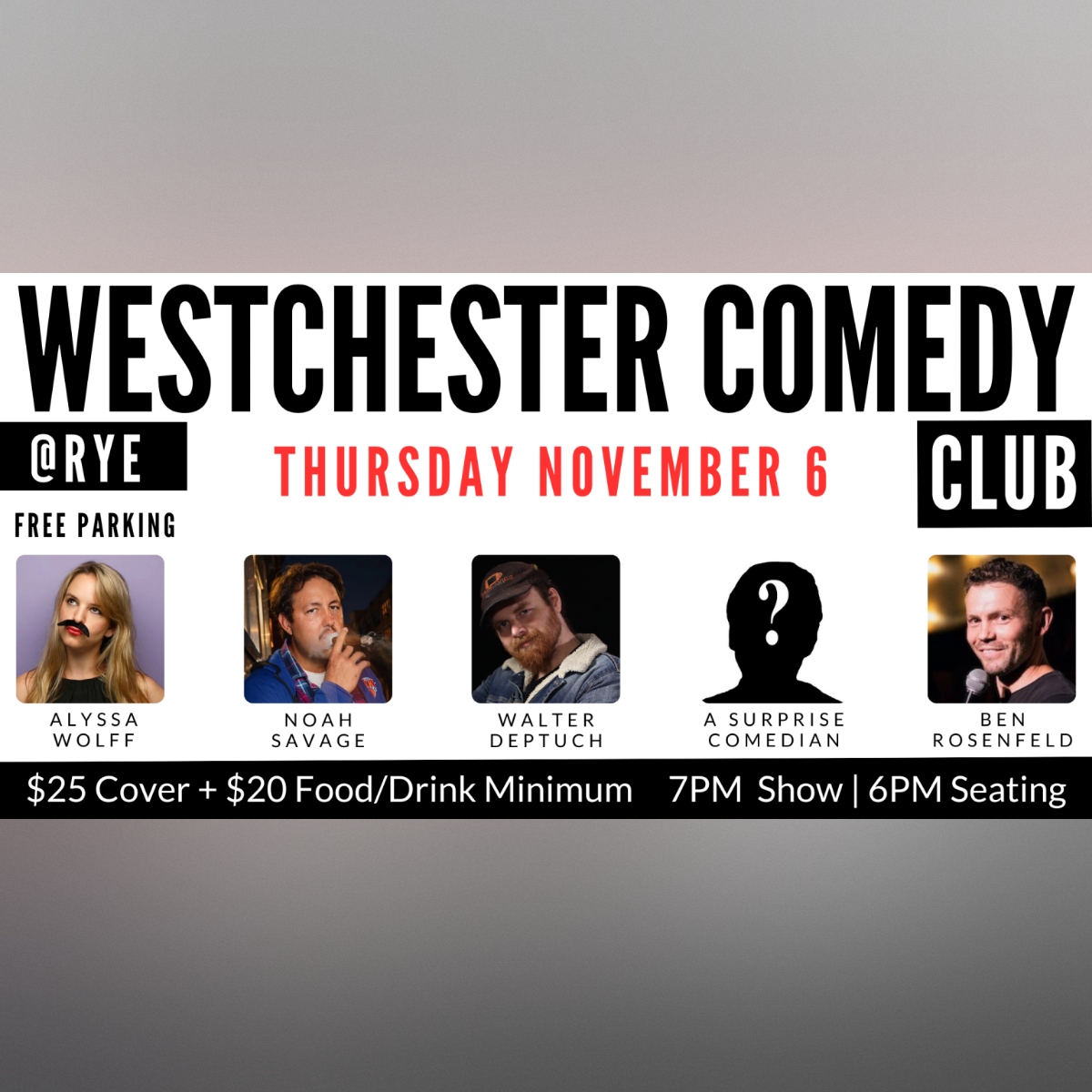 Westchester Comedy Club - New Years Eve