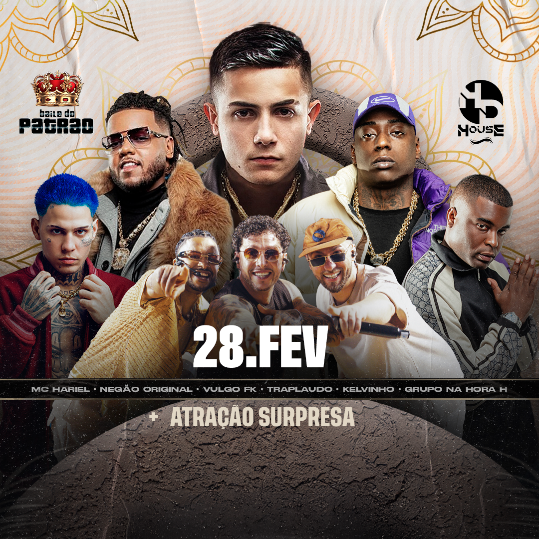 Show Baile do Patrão & House Drink no Terra SP