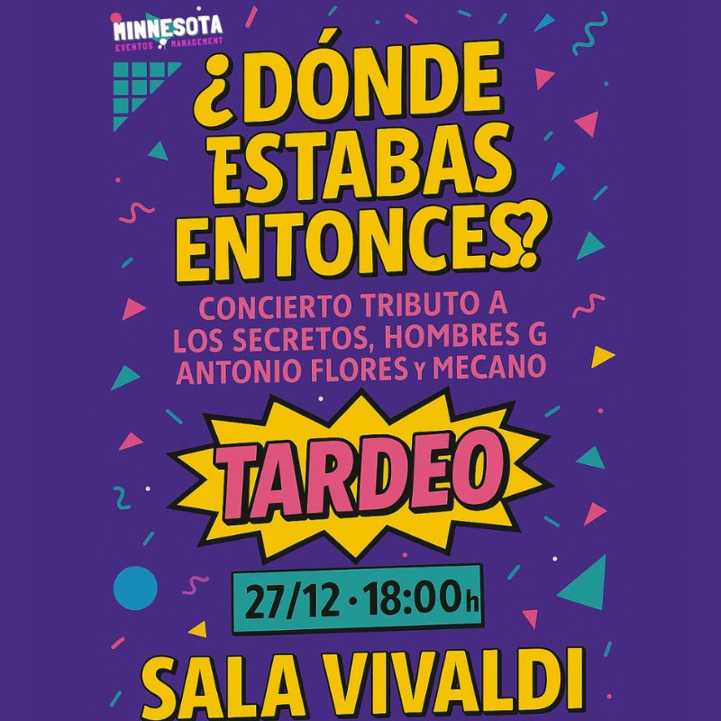 Tribute to Hombres G, Mecano, Antonio Flores and Rosario