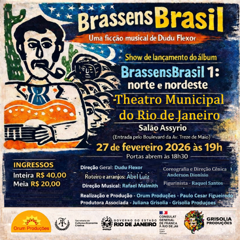 Brassens Brasil no Theatro Municipal do Rio de Janeiro