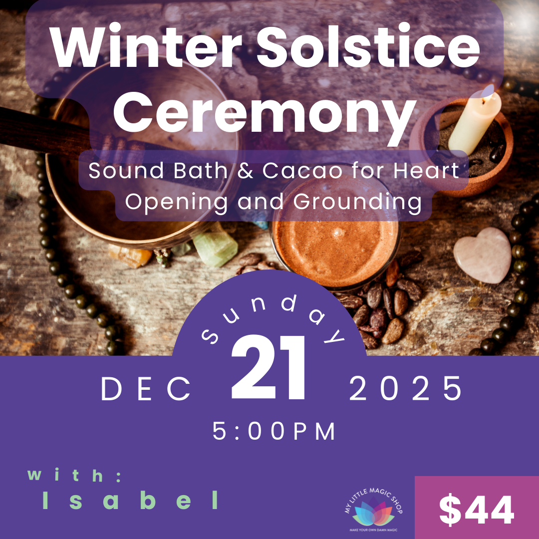 Winter Solstice Cacao Ceremony & Sound Bath with Isabel Varela