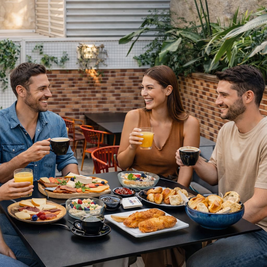 Brunch in the Best Patio of Malasaña, at Tilda Neotaberna Castiza