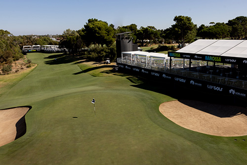 Front-row views on 18