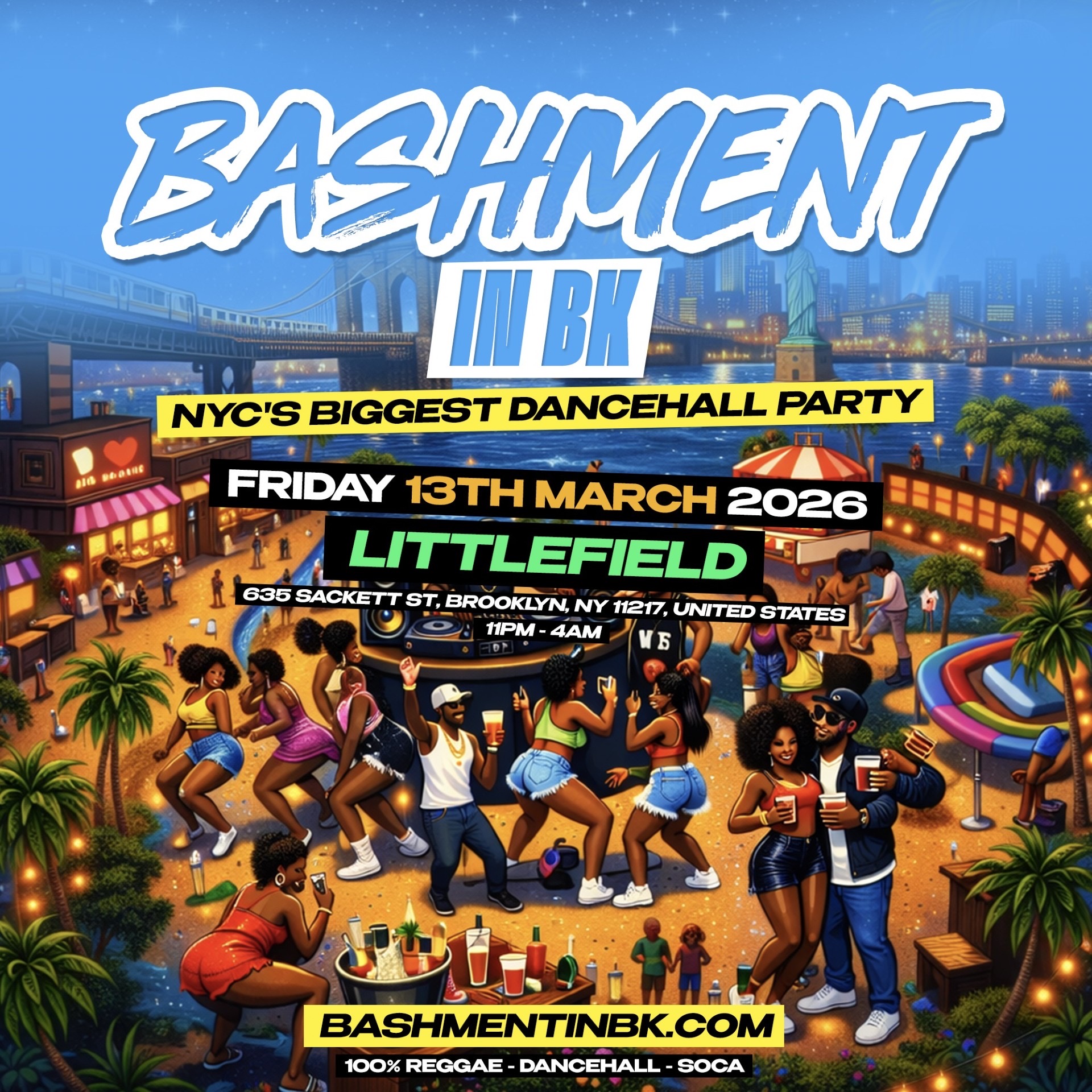Bashment: NYC's Biggest Dancehall Party
